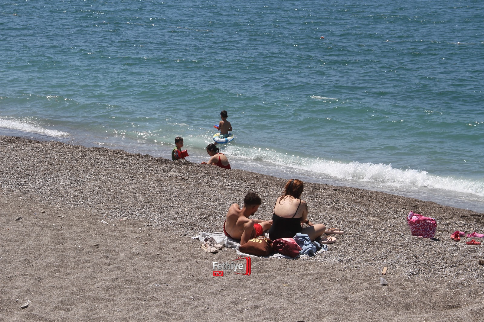 Çalış Plaj’ında Yerli Ve Yabancı Turist Yoğunluğu Yaşandı (14)