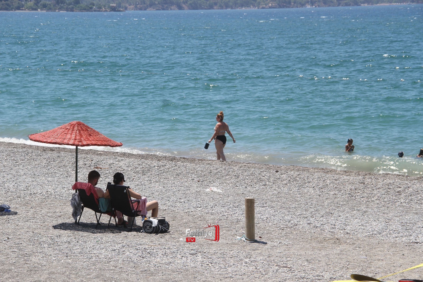 Çalış Plaj’ında Yerli Ve Yabancı Turist Yoğunluğu Yaşandı (5)