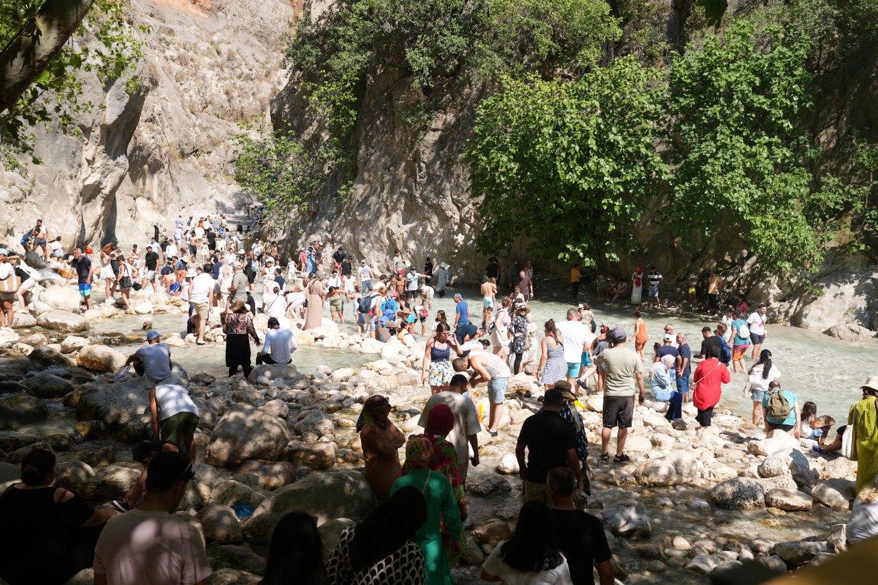 Saklıkent Kanyonuna Ziyaretçi Akını (6)