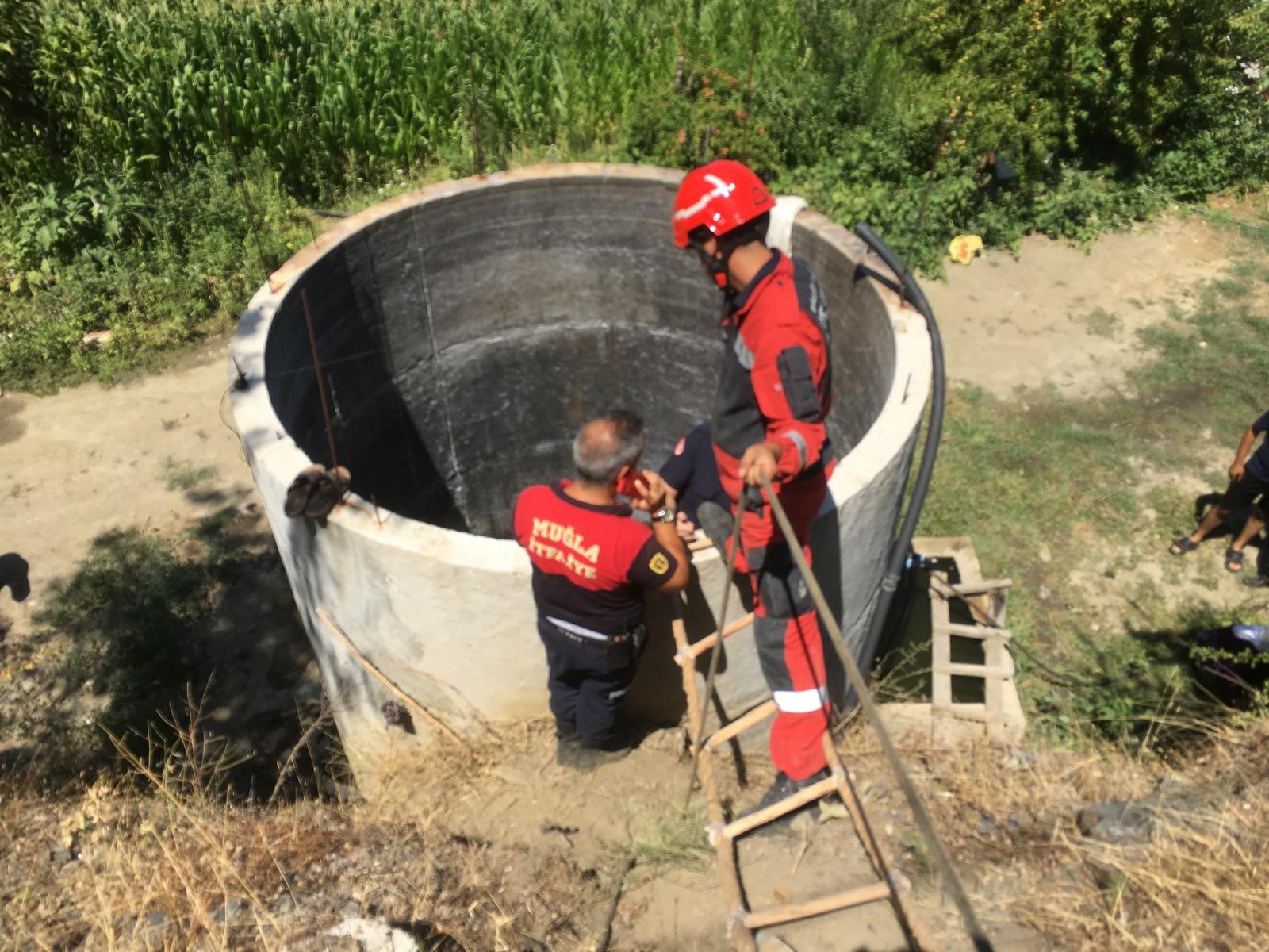 Serinlemek İçin Girdiği Su Kuyusu Sonu Oldu (1)