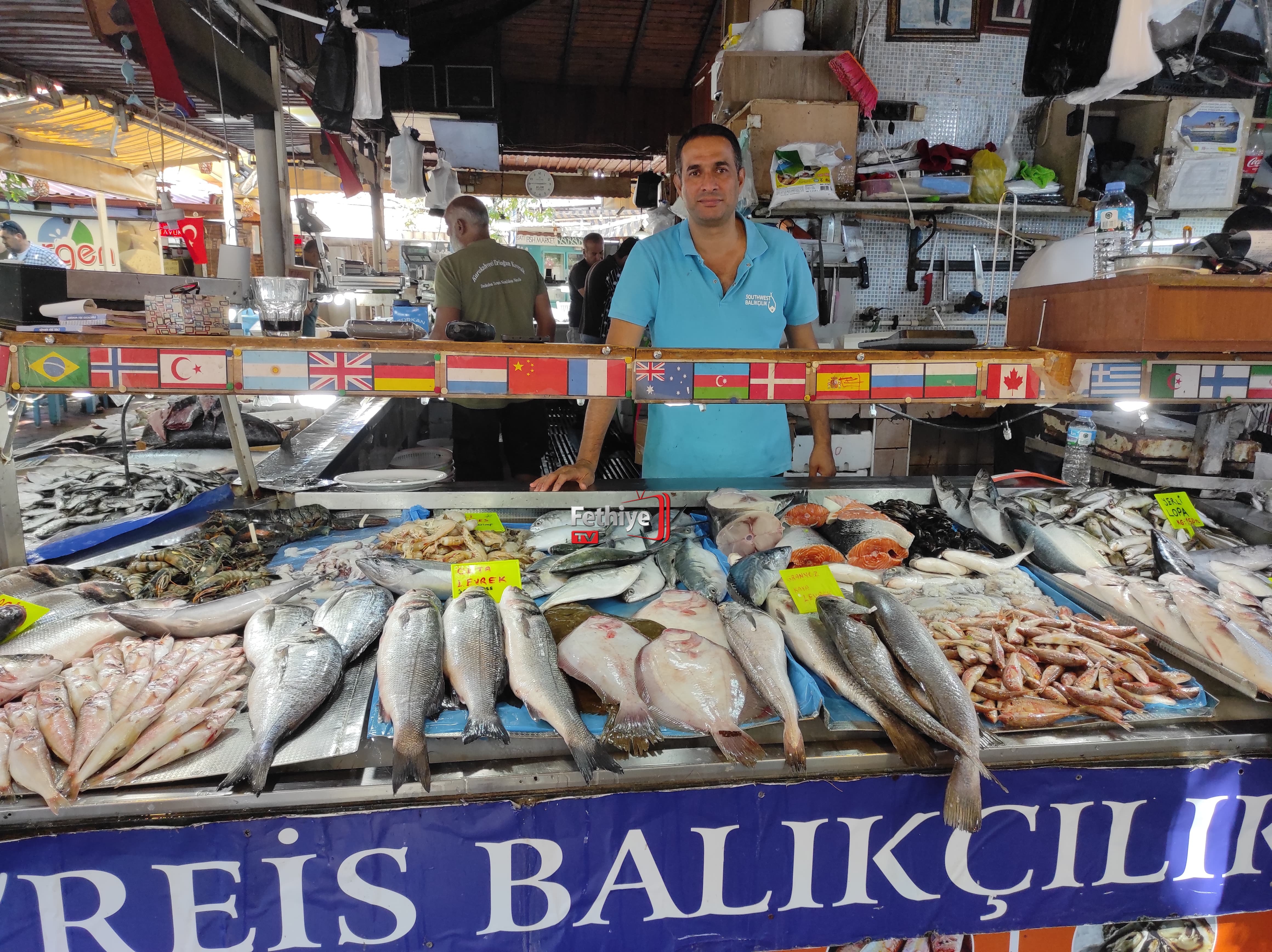 Fethiye Balık Halinde Sezon Başladı, Tezgahlar Şenlendi (1)