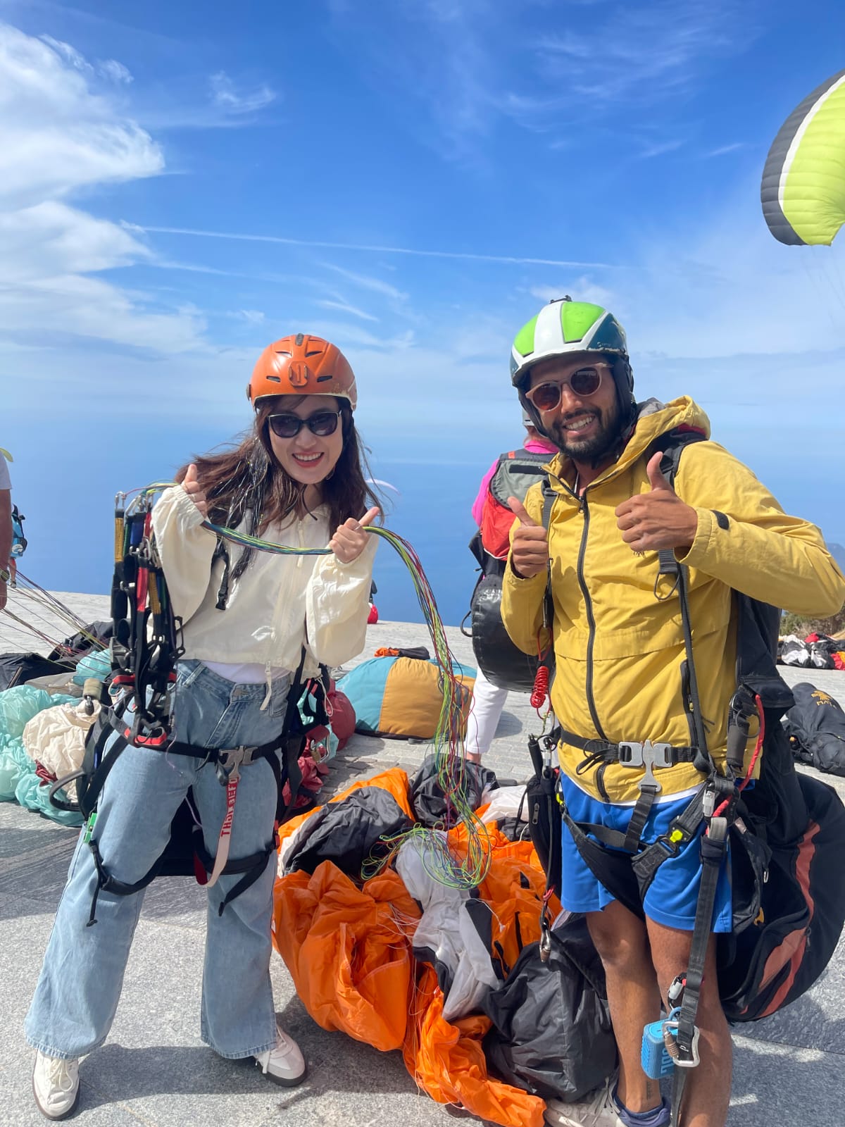 Çinli Turistler Ölüdeniz’de Yamaç Paraşütüne Yoğun İlgi Gösteriyor (14)