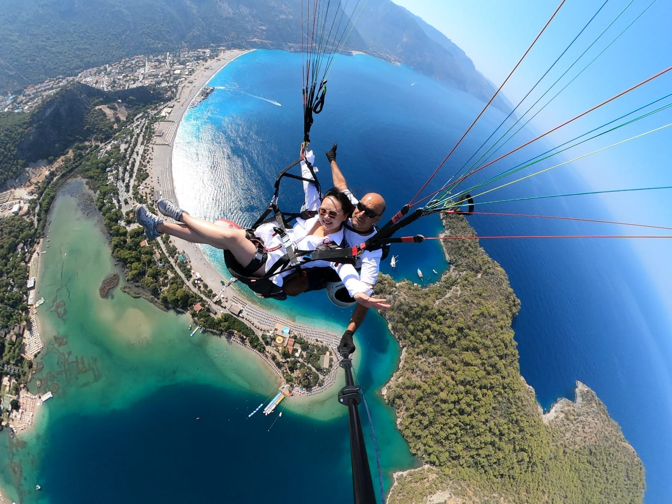 Çinli Turistler Ölüdeniz’de Yamaç Paraşütüne Yoğun İlgi Gösteriyor (6)