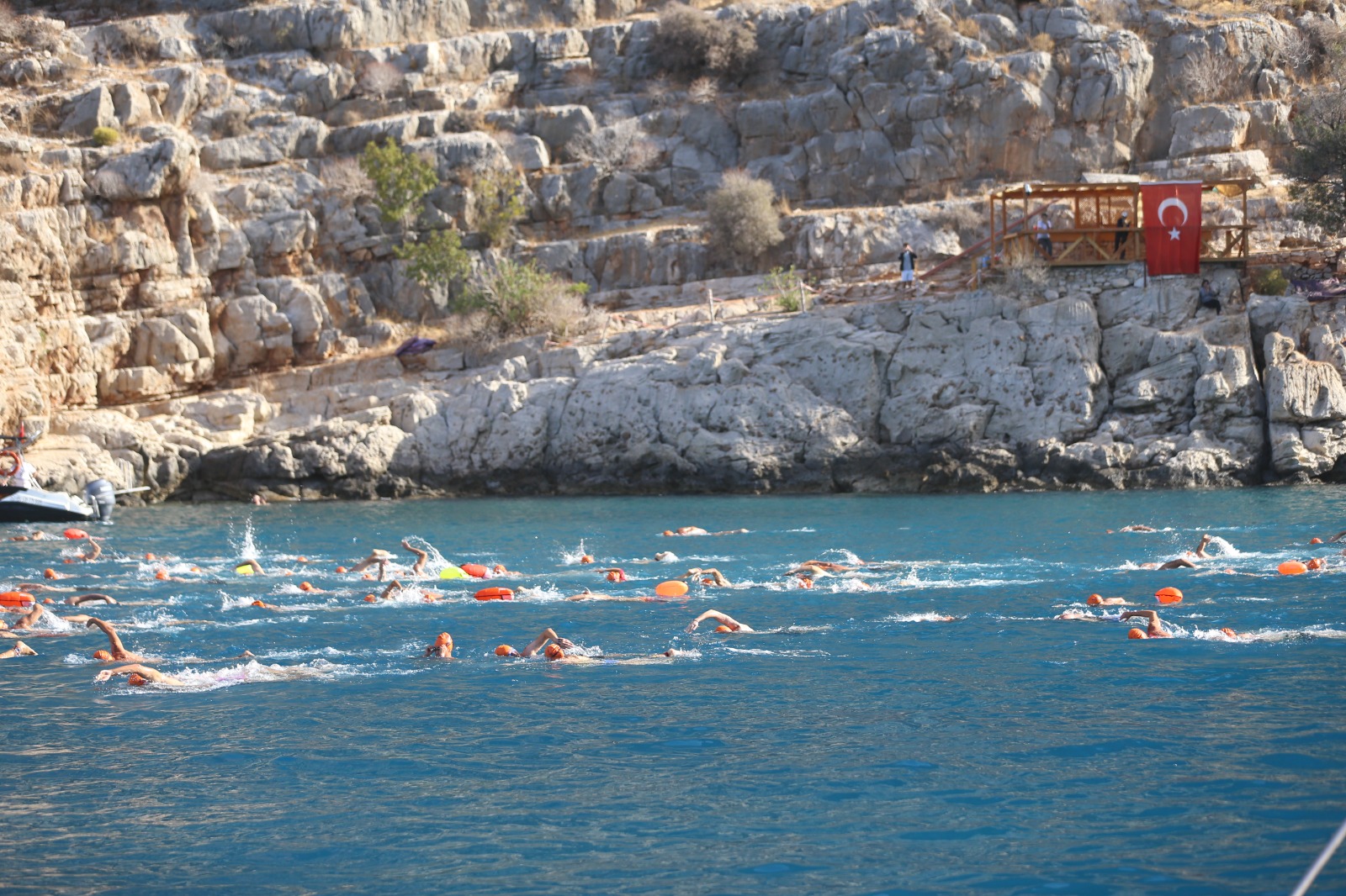 Fethiye’de Açık Su Yüzme Yarışı Büyük İlgi Gördü (5)