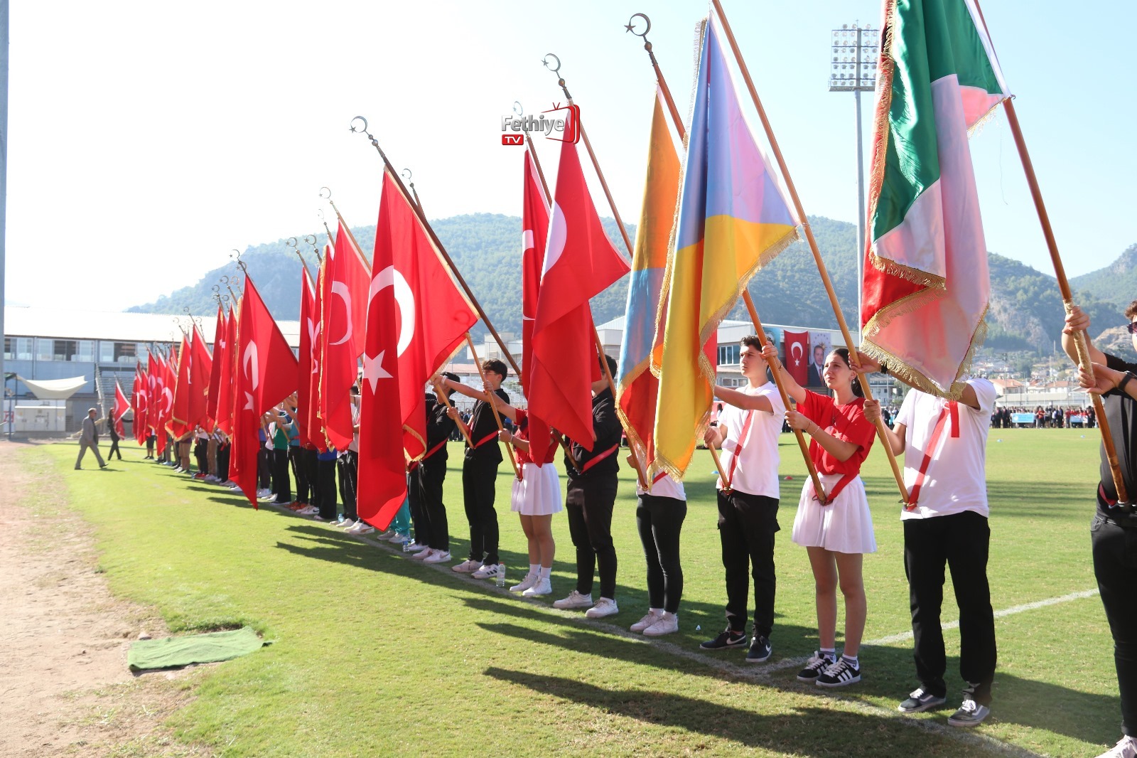 Fethiye’de Cumhuriyet Bayramı Töreni Coşkulu Geçti (2)