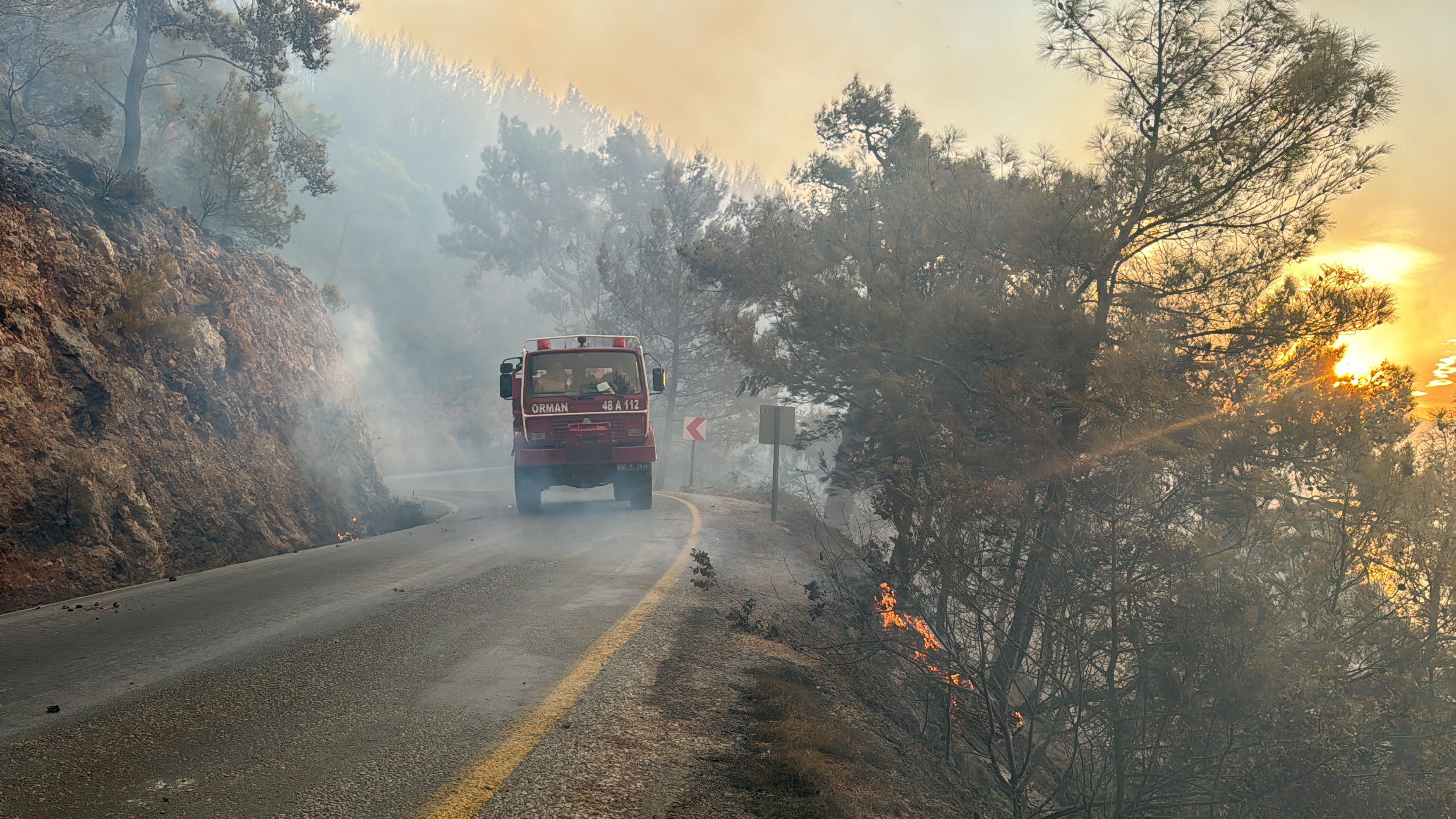 Muğla’yı Orman Yangınları Esir Aldı (6)