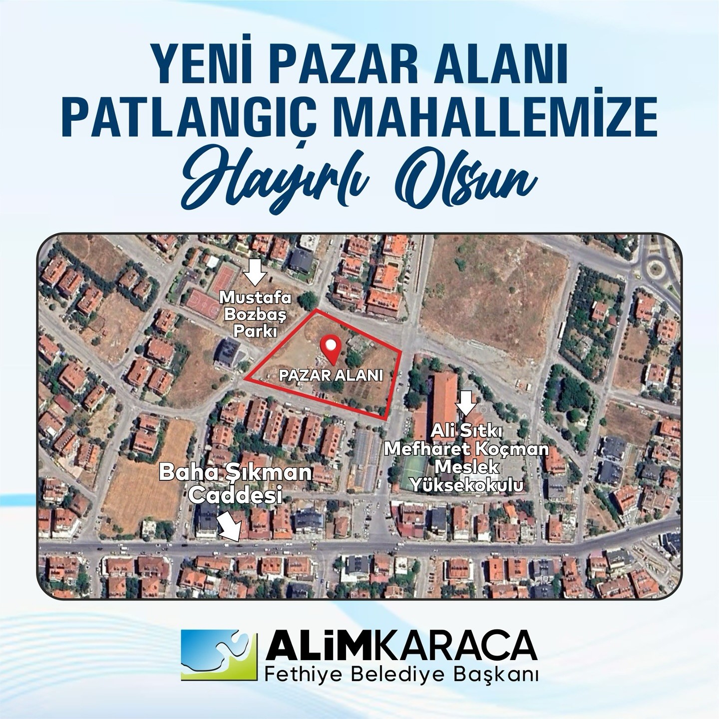 Patlangıç Pazar Alanı İçin Başvurular Başlıyor