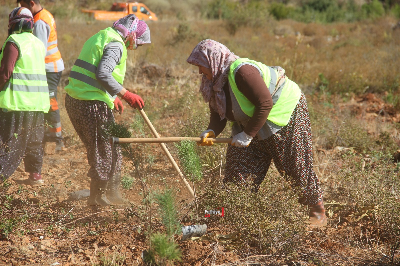 Fethiye’de Geleceğe Nefes İçin 5 Bin Fidan Toprakla Buluştu (16)