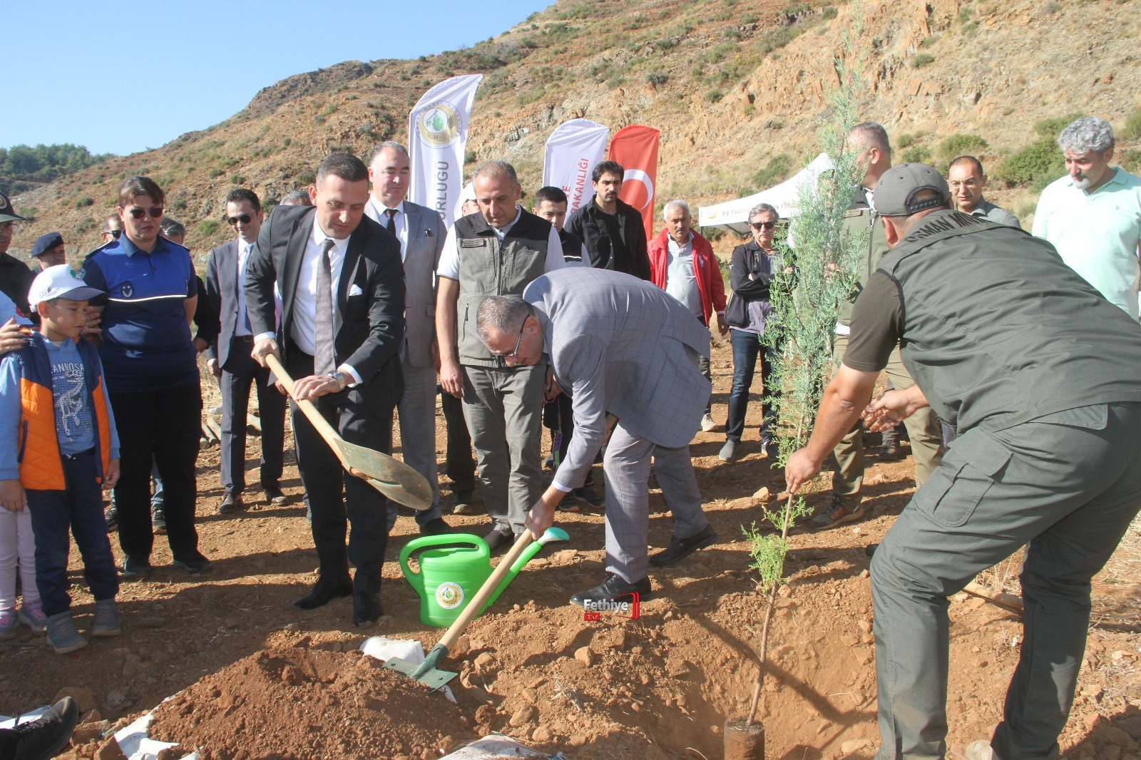 Fethiye’de Geleceğe Nefes İçin 5 Bin Fidan Toprakla Buluştu (8)