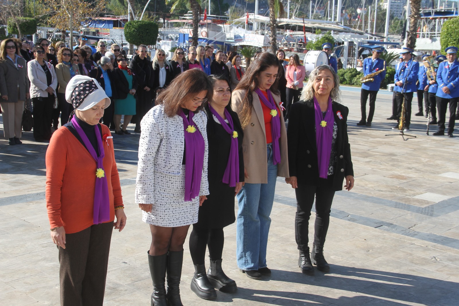 5 Aralık Dünya Kadın Hakları Günü'nde Fethiye'de Tören Düzenlendi (9)