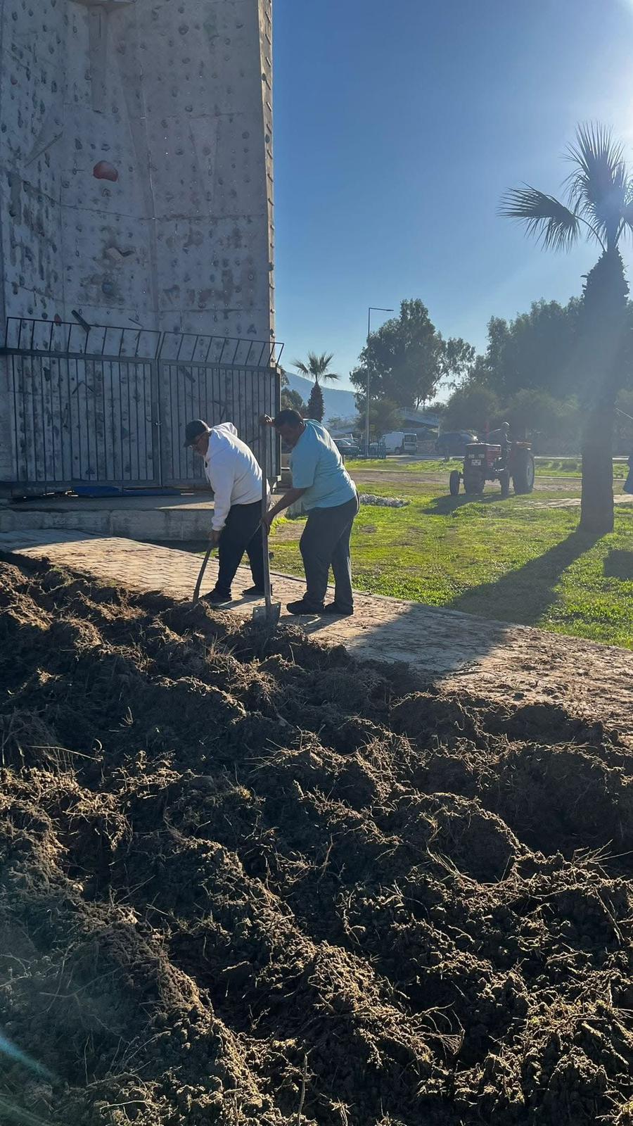 Çalış Plaj Sporları Tesisi'nde Yenileme Ve Bakım Çalışmaları Başladı (6)