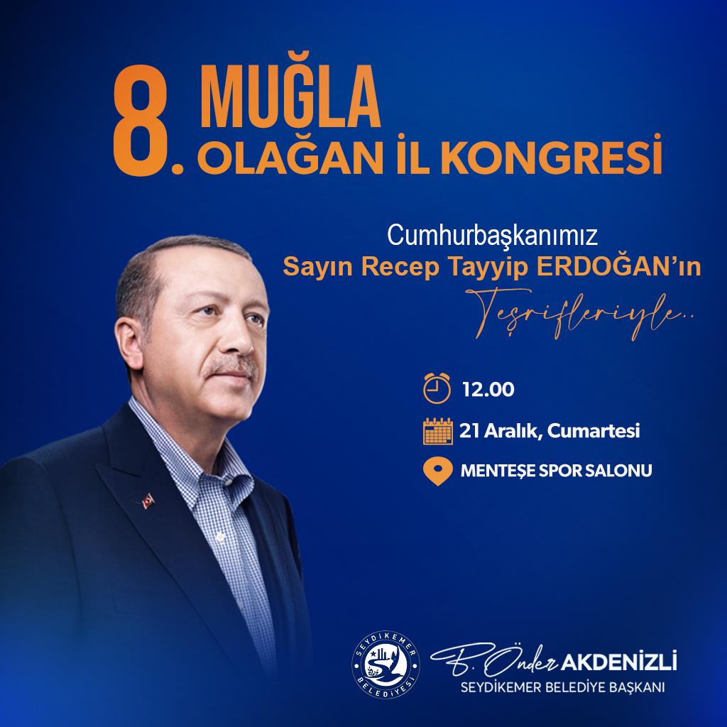 Cumhurbaşkani Recep Tayyi̇p Erdoğan Muğla’ya Geli̇yor (2)