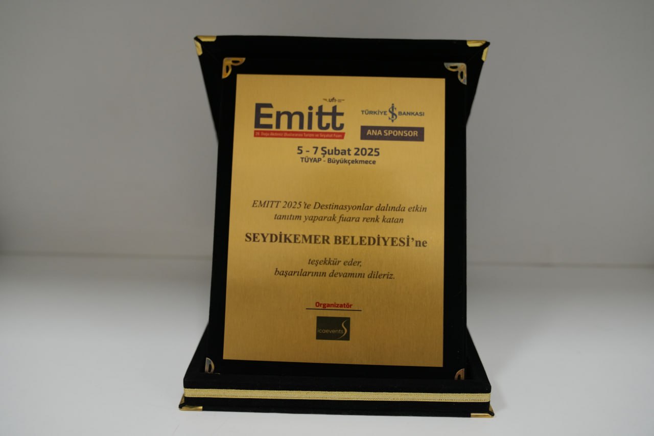 Emitt’te “En Etkin Tanıtım” Ödülü Seydikemer’in 2