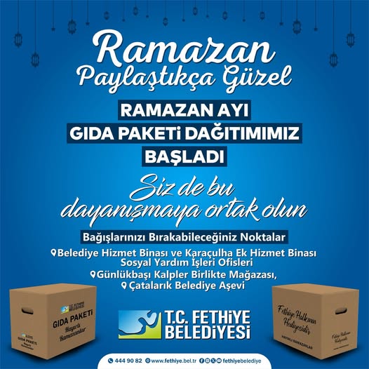 Fethiye Belediyesi’nden Ramazan Dayanışması (2)