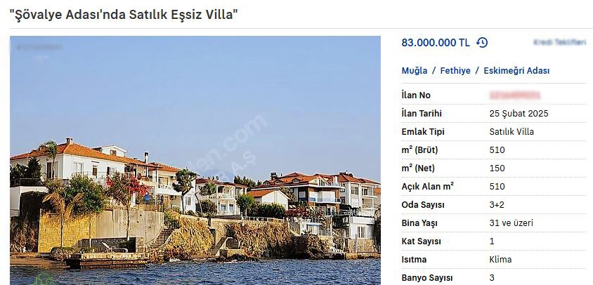 Fethiye’de Lüks Konutların Fiyatları Dudak Uçuklatıyor! (1)