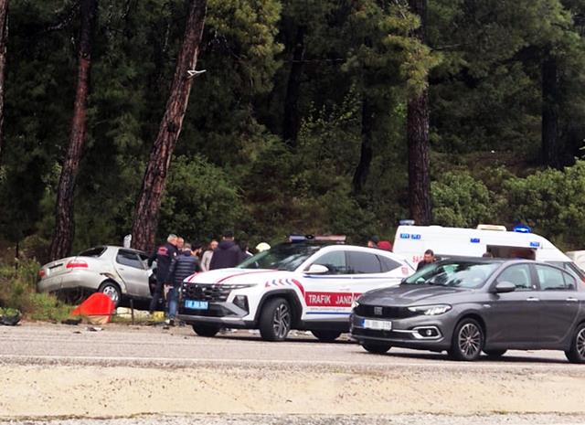 Milas Yatağan Karayolunda Kaza 1 Ölü, 2 Yaralı (2) (Copy)