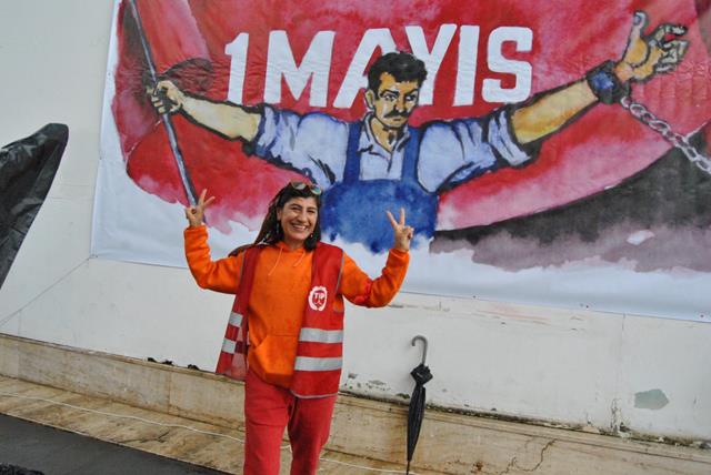 Fethiye'deki 1 Mayıs Emek Ve Dayanışma Gününde Yağmur Altında Yürüdüler (9) (Copy)