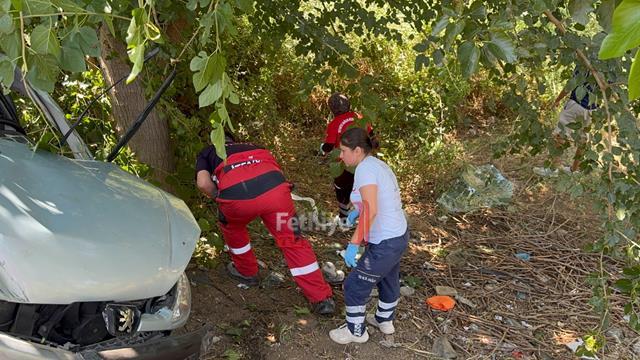 Fethiye’de Tek Taraflı Trafik Kazası; 2 Ölü 1 Yaralı (13) (Copy)