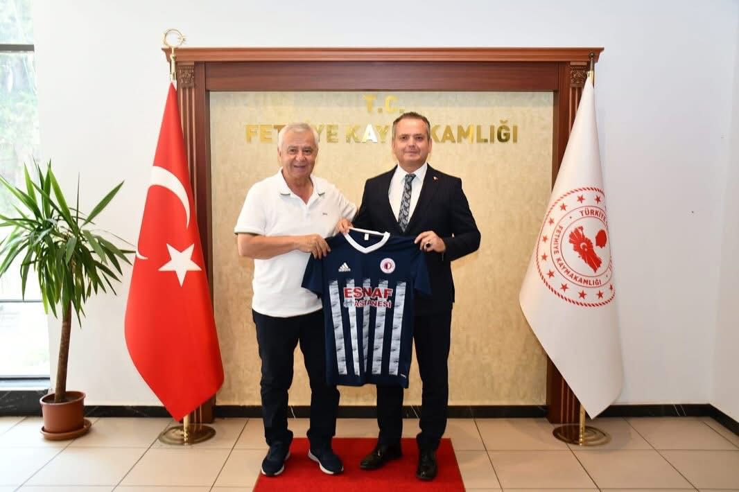 Fethiyespor Yönetiminden Kaymakam Akkaya’ya Hayırlı Olsun Ziyareti (1)