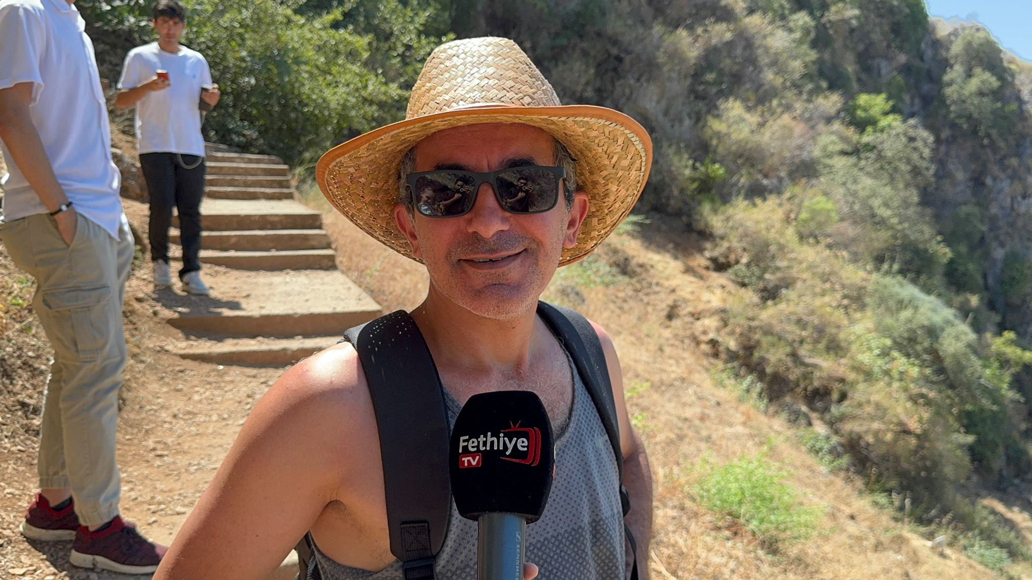 40 Derece Sıcağa Rağmen Amintas Kaya Mezarları’na Yoğun İlgi (7)