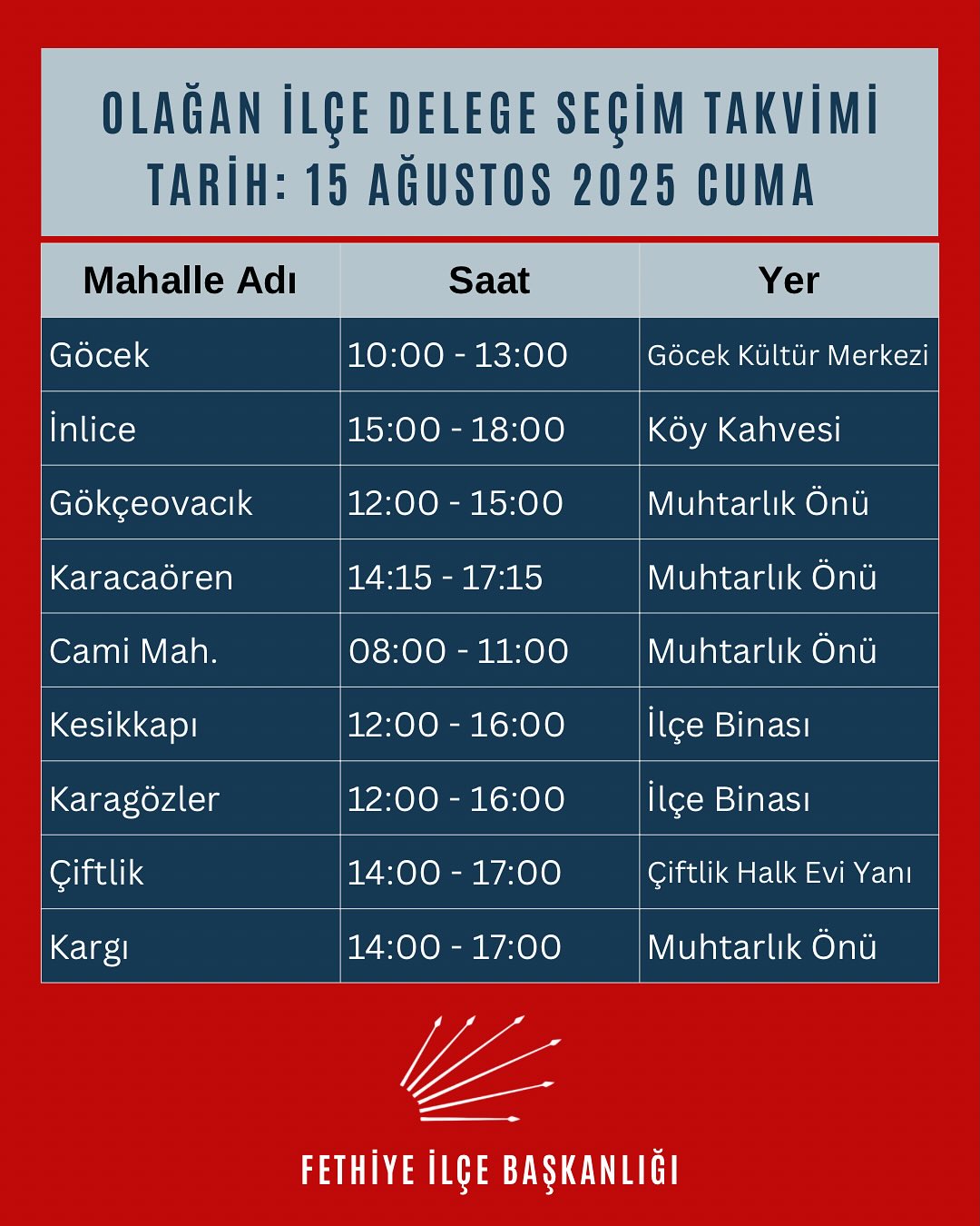 Chp Fethiye’de Delege Seçimleri 15 Ağustos’ta Başlıyor (11)