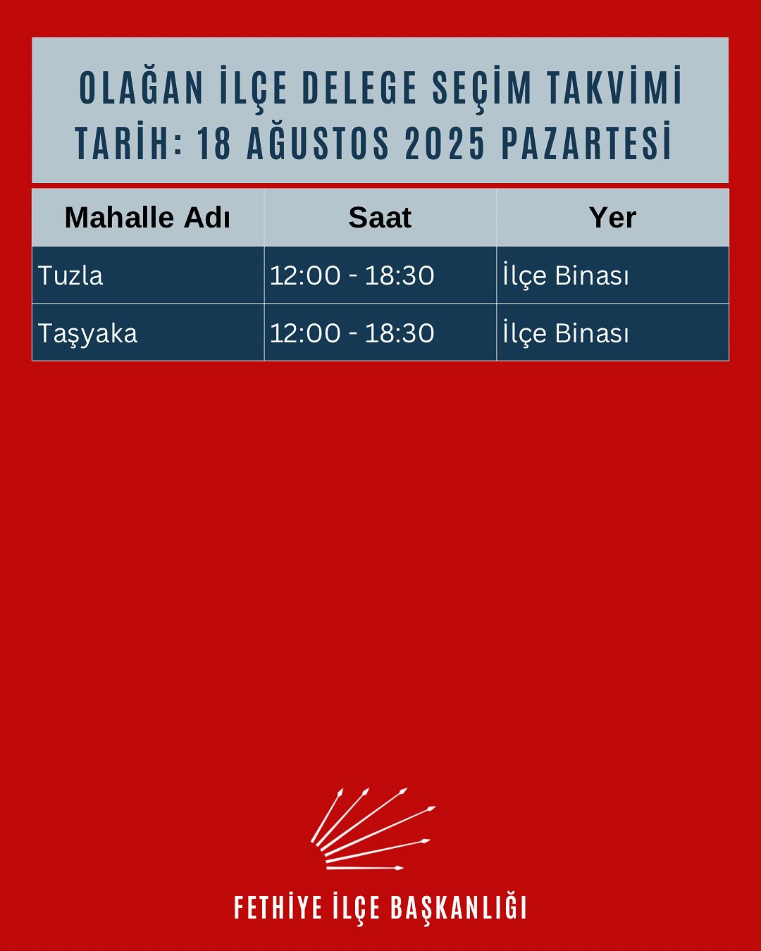 Chp Fethiye’de Delege Seçimleri 15 Ağustos’ta Başlıyor (6)