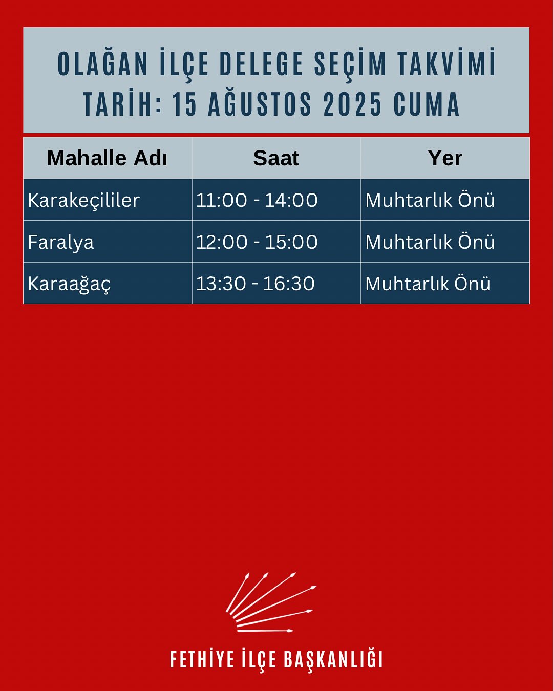 Chp Fethiye’de Delege Seçimleri 15 Ağustos’ta Başlıyor (8)