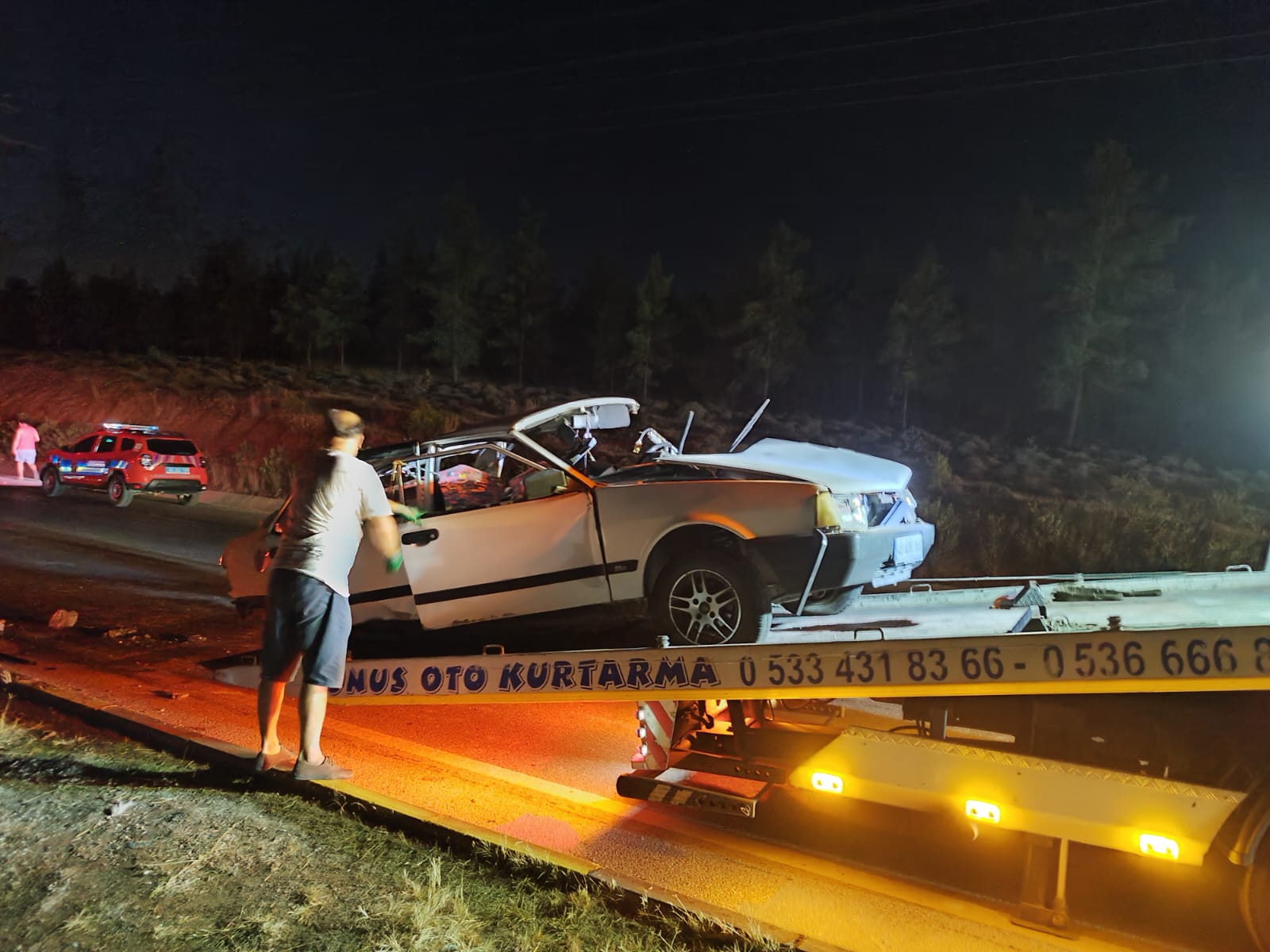 Fethiye’de Trafik Kazası 1 Ölü, 2 Yaralı (10)