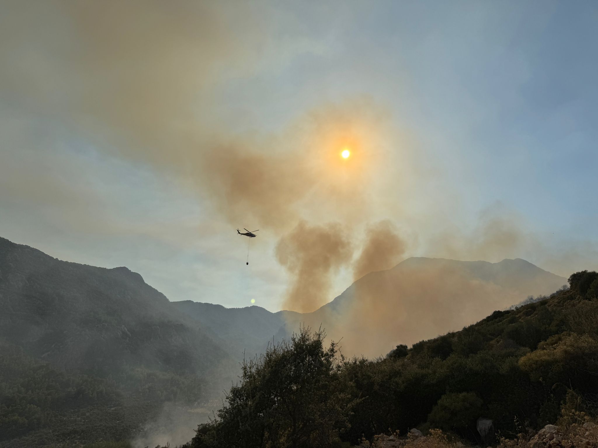 Seydikemer’deki Orman Yangını Kontrol Altına Alındı (4)