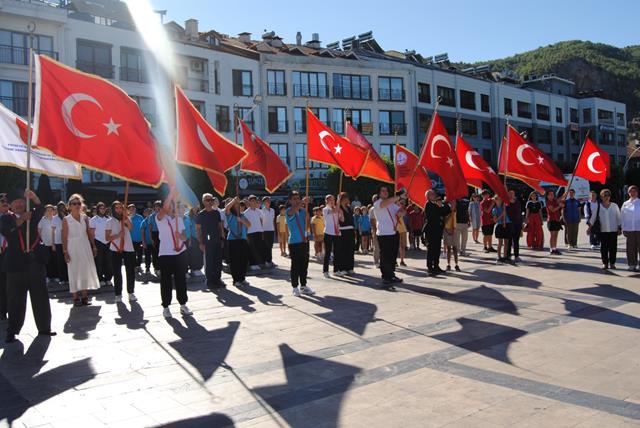 Gazilerin Gurur Günü Fethiye’de Coşkuyla Kutlandı (13) (Copy)