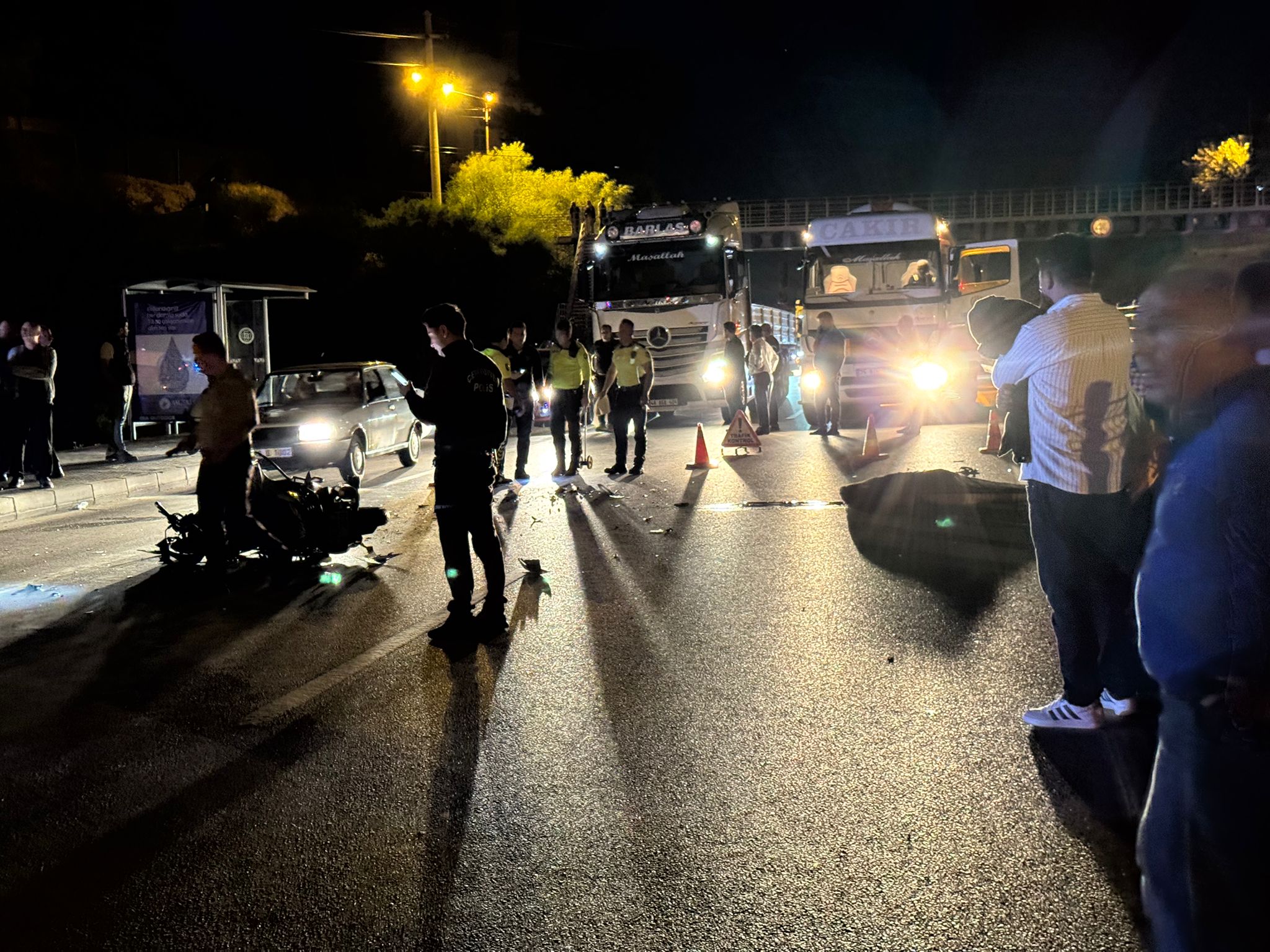 Fethiye’de Feci Kaza Motosiklet Sürücüsü Hayatını Kaybetti (1)