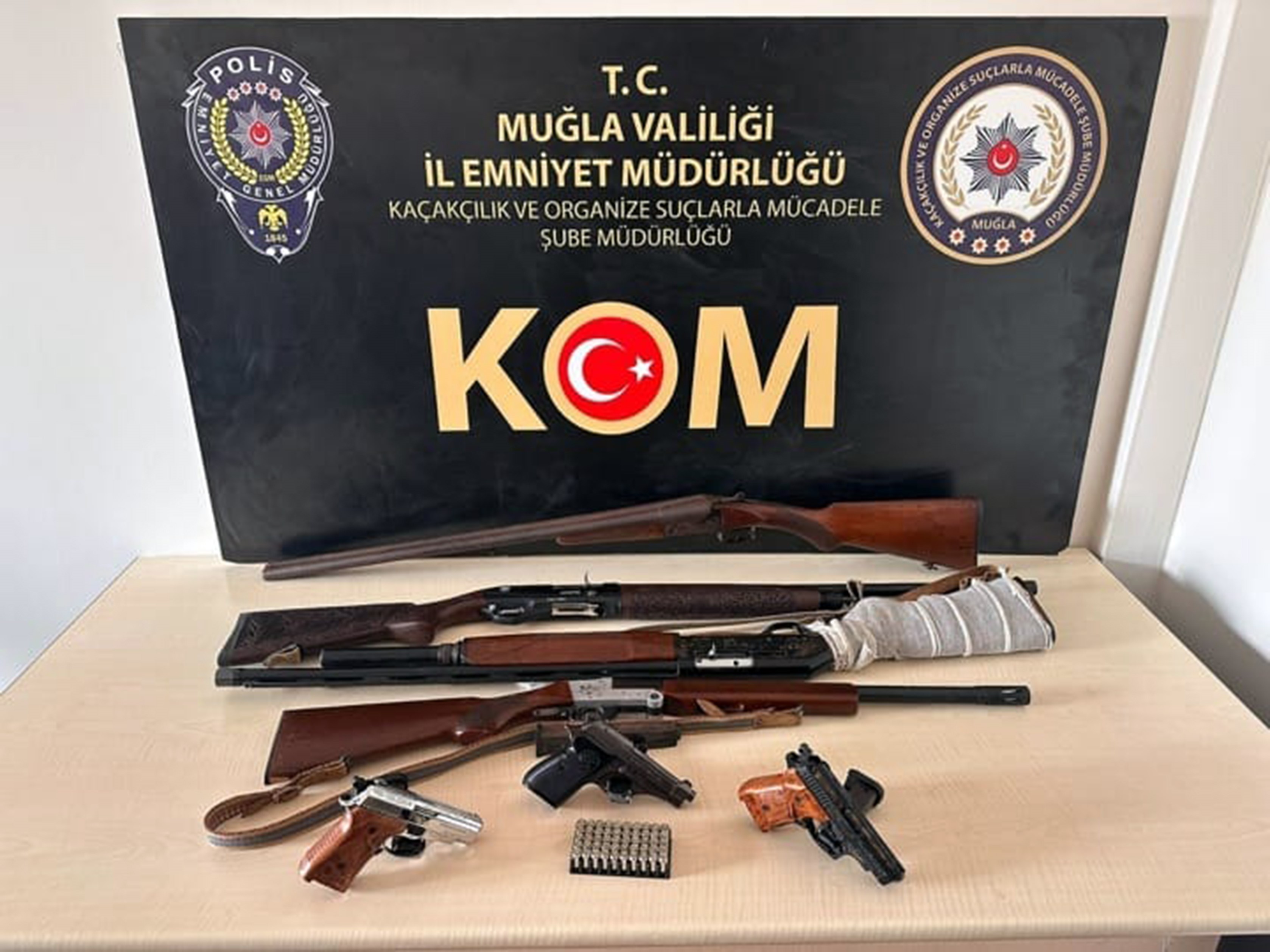 Muğla’nın 7 İlçesinde Silah Operasyonu 4 Tutuklama (6)