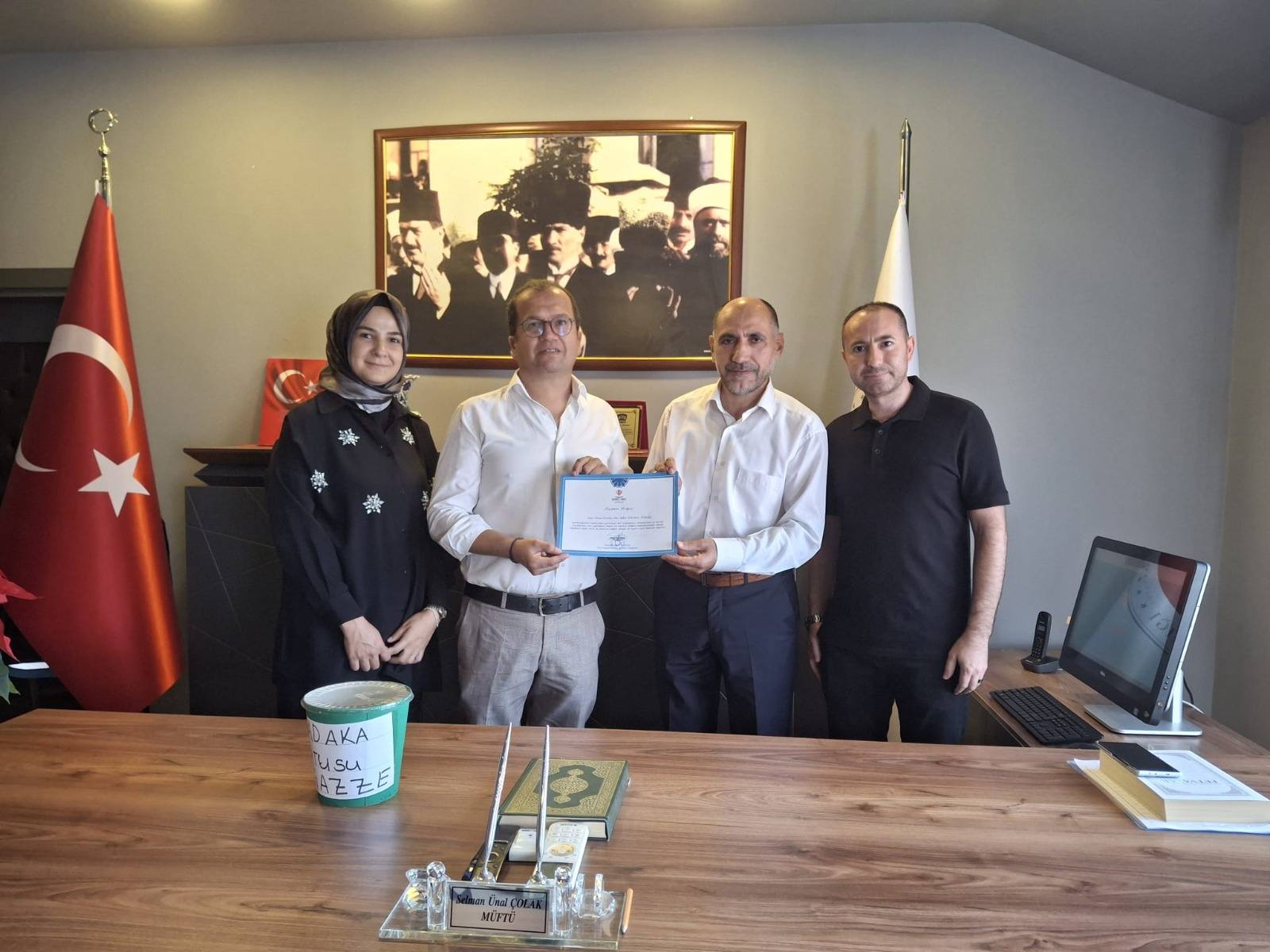 Seydikemer Hasan Günay İmam Hatip Ortaokulu Öğrencilerinden Ve Öğretmenlerinden Filistin'e Destek (1)