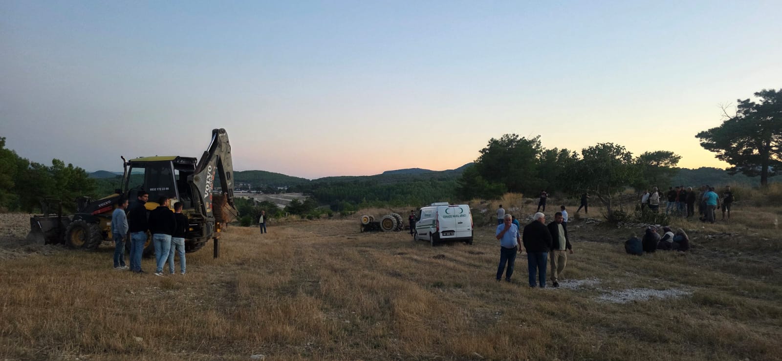 Seydikemer’de Traktör Kazası 1 Kişi Hayatını Kaybetti (1)