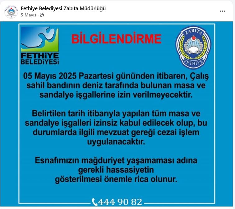 Çalış Sahili’nde Deniz Kenarında Masa Ve Sandalye İşgali Yeniden Başladı (1)