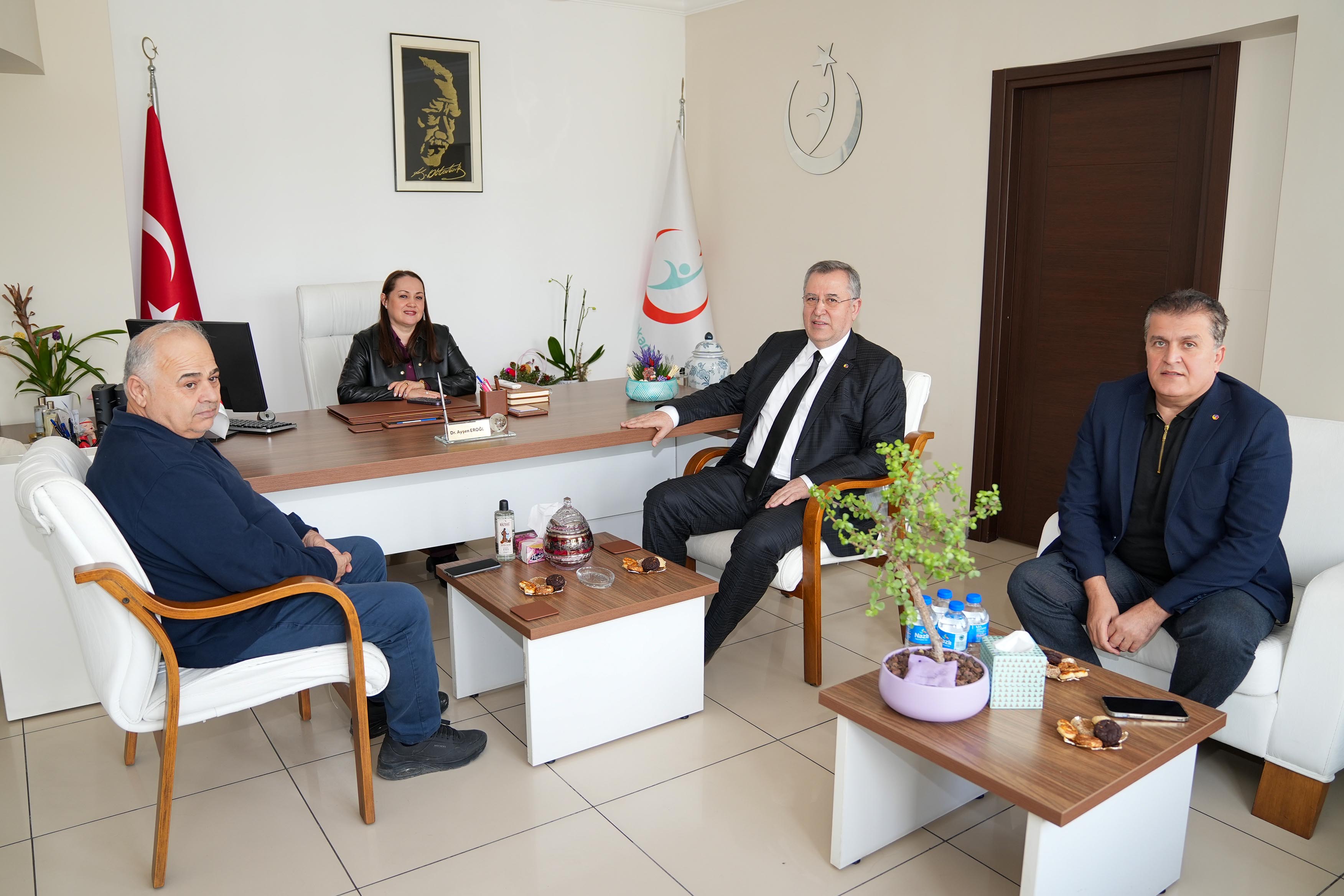 Ftso Yöneti̇mi̇’nden Gümrük Müdürlüğü Ve İlçe Sağlik Müdürlüğü’ne Zi̇yaret (3)