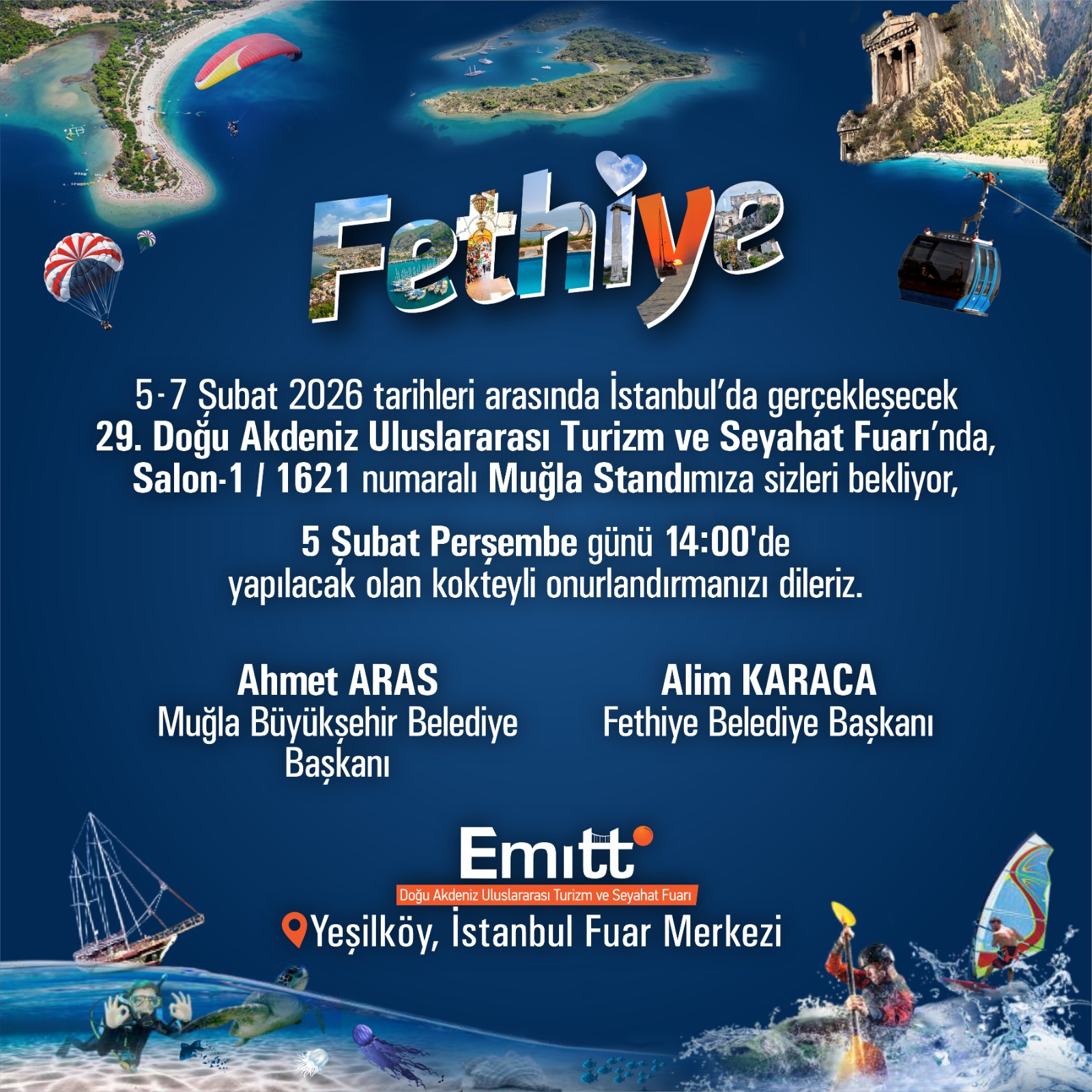 Fethi̇ye, Emitt 2026’Da Tanitilacak (1)