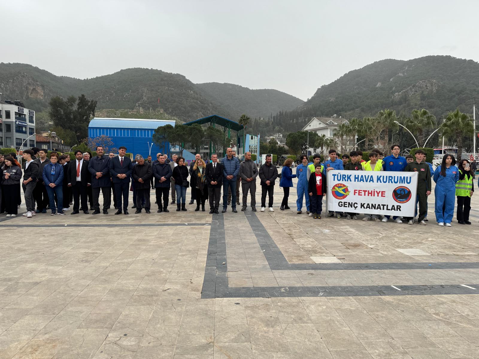 Türk Hava Kurumu 101. Yılını Fethiye’de Törenle Kutladı (10)