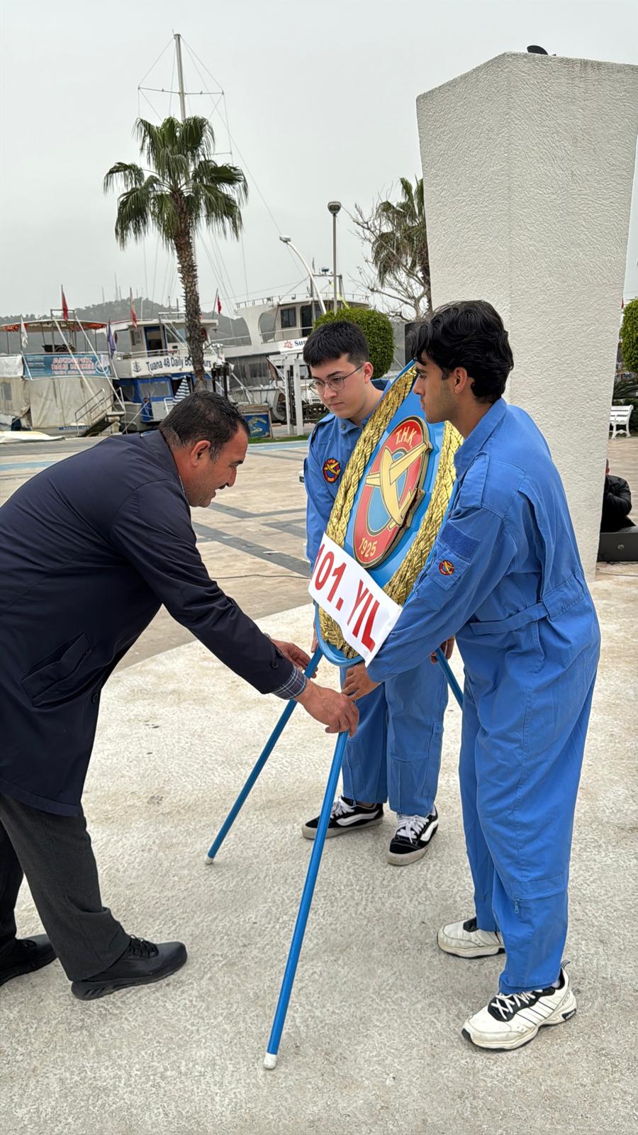 Türk Hava Kurumu 101. Yılını Fethiye’de Törenle Kutladı (5)