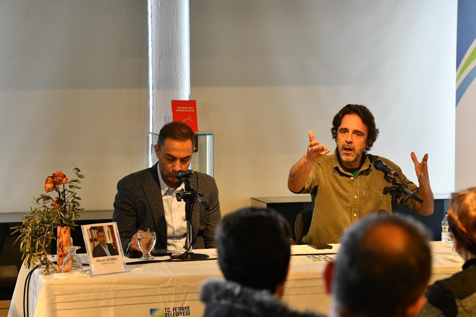 Ağırel Ve Soykan, Fethiye’de Söyleşide Vatandaşlarla Buluştu (1)