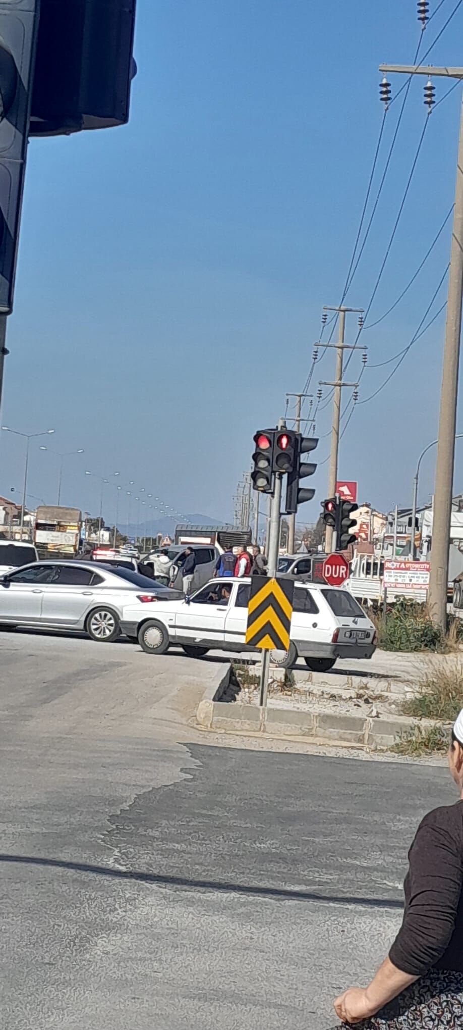 Çevre Yolunda Kamyon Ile Kamyonet Çarpıştı (1)