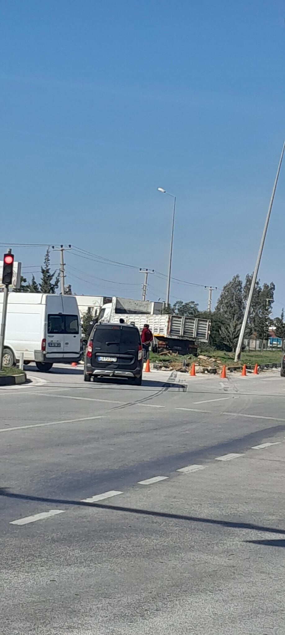 Çevre Yolunda Kamyon Ile Kamyonet Çarpıştı (4)