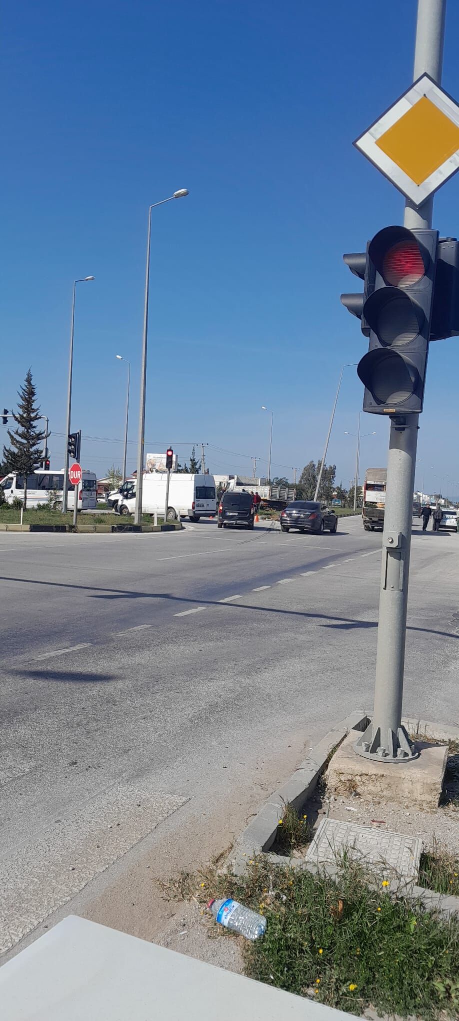 Çevre Yolunda Kamyon Ile Kamyonet Çarpıştı (7)