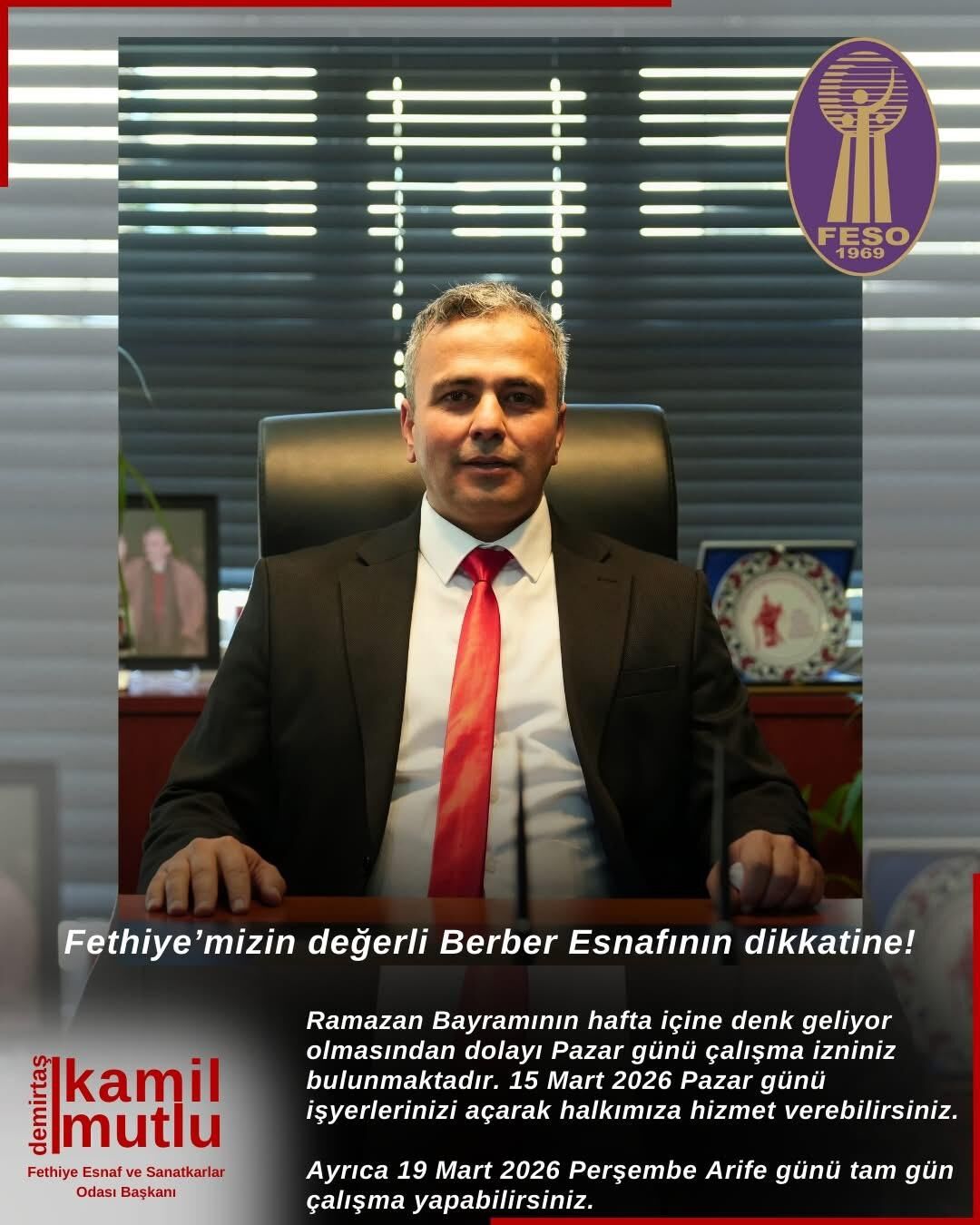 Fethiye’de Berberlere Bayram Düzenlemesi