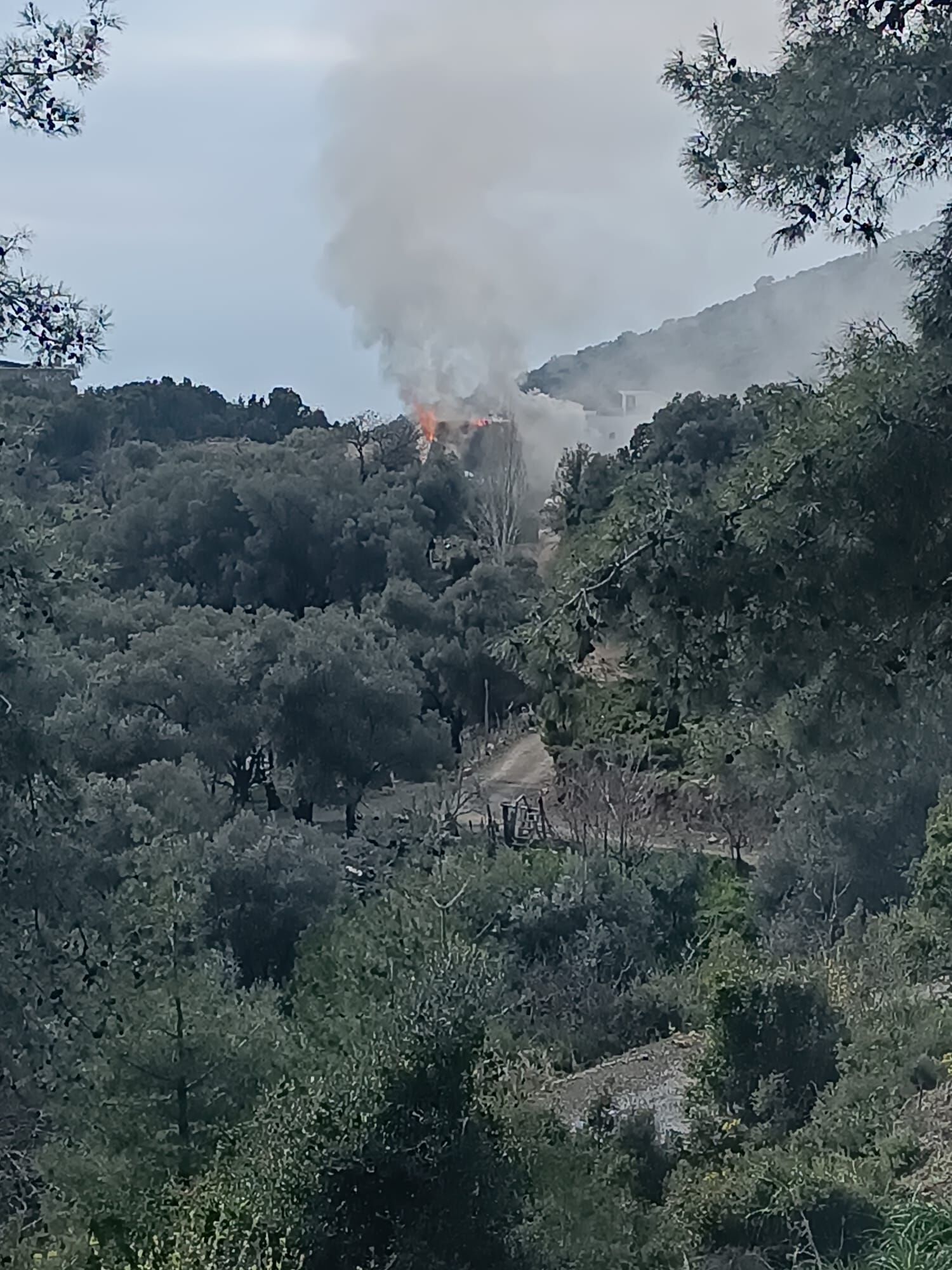 Fethiye’de Bungalov Ev Yangını Söndürüldü (1)