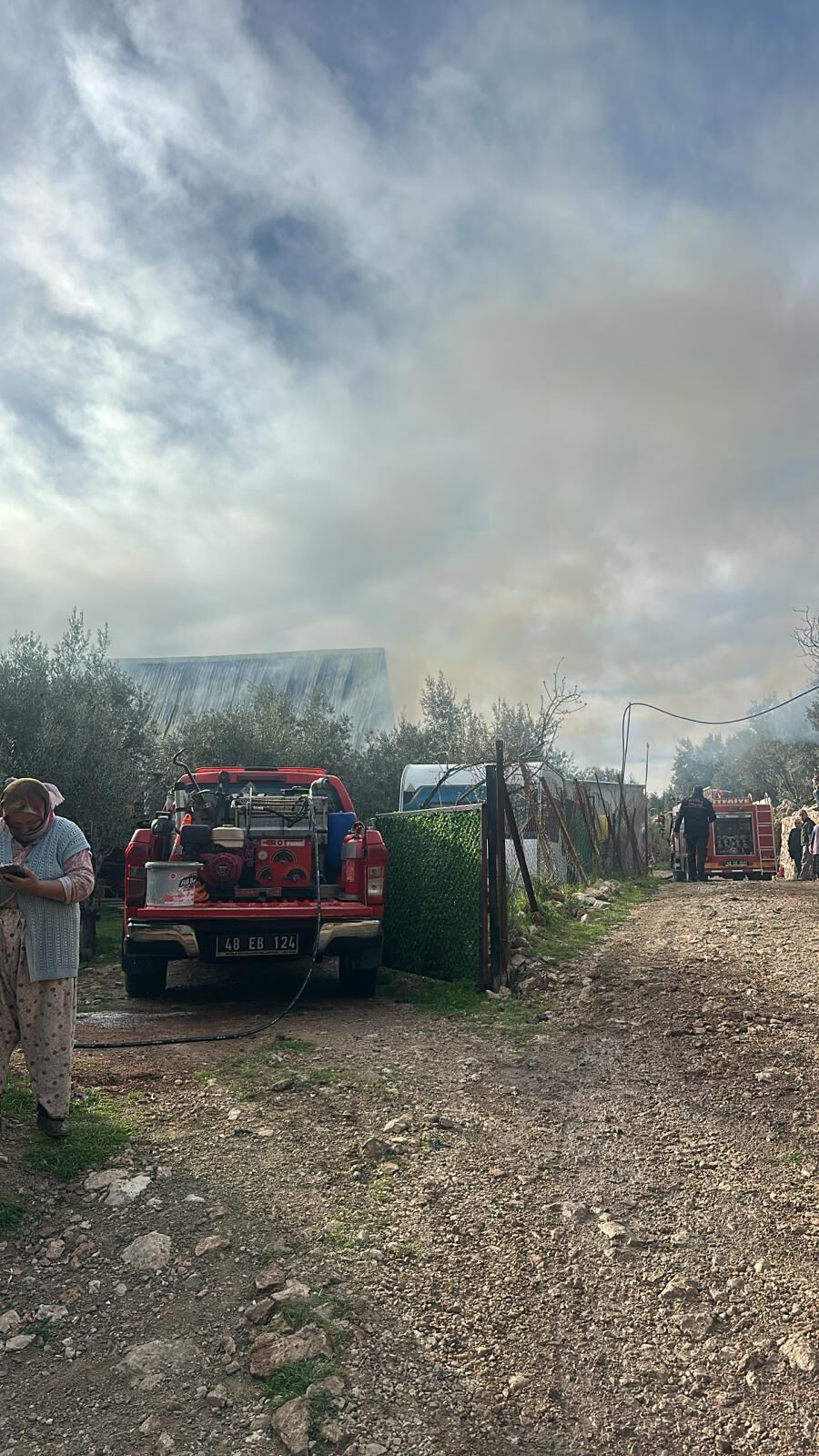 Fethiye’de Bungalov Ev Yangını Söndürüldü (4)