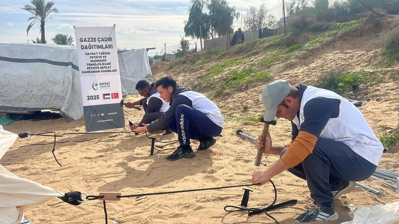 Fethiye'deki Kermes Geliri Gazze’ye Ulaştırıldı (11)