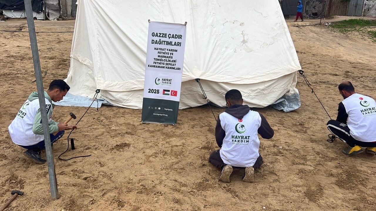 Fethiye'deki Kermes Geliri Gazze’ye Ulaştırıldı (6)