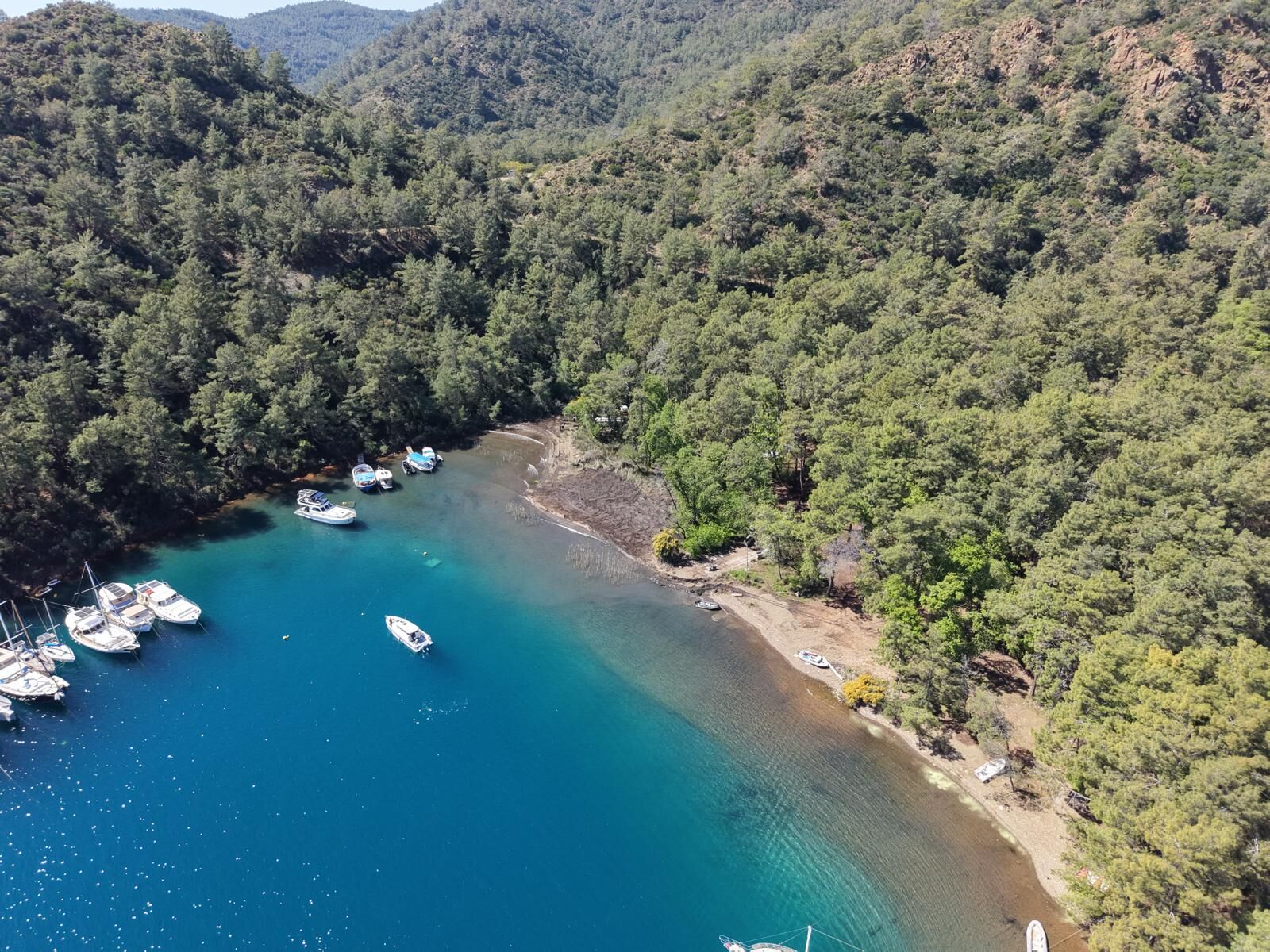 Göcek Osmanağa Koyu’nda İnşaat Başladi (4)