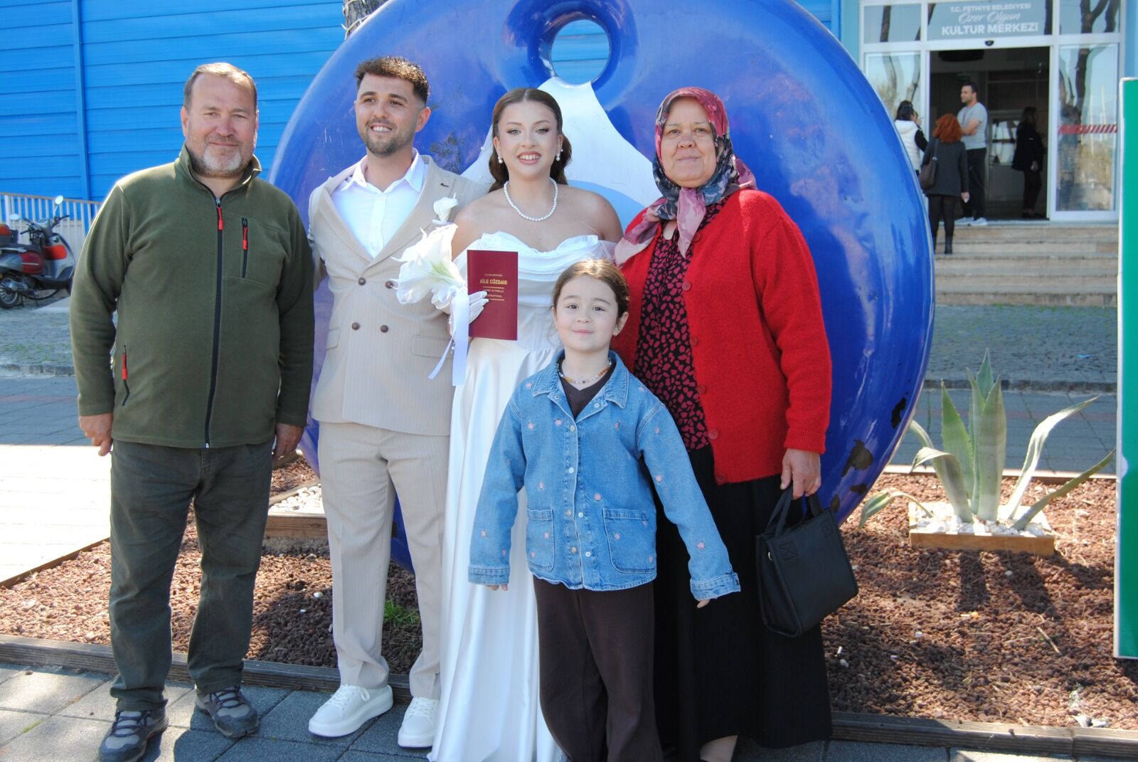 Özel Günde Fethi̇ye’de Ni̇kahlar Kiyildi (5)